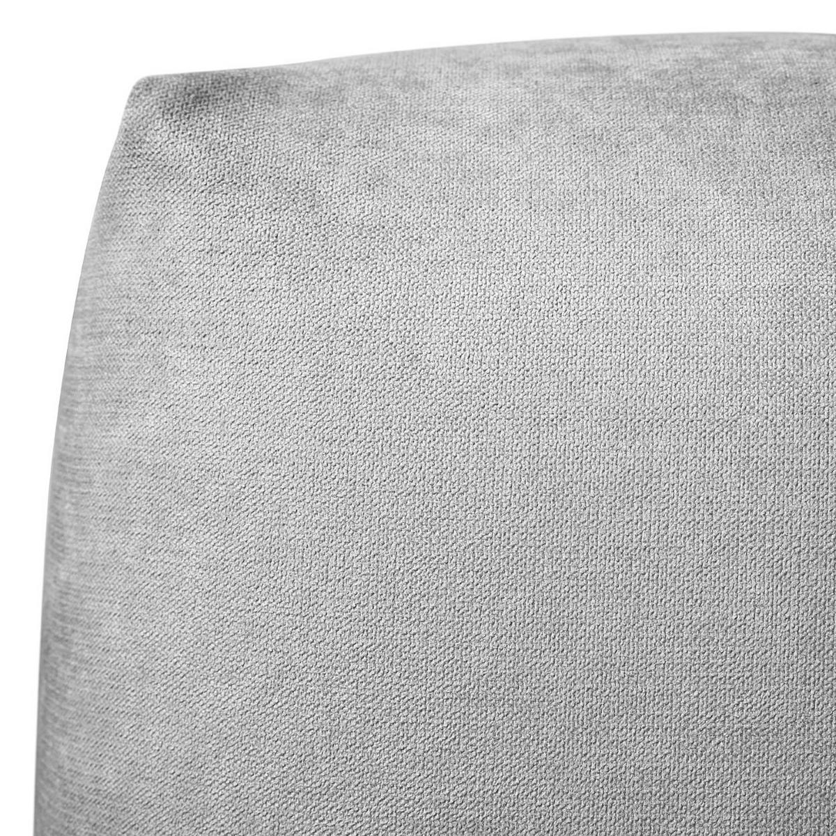 Hocker Bolt, Grau B: 102 cm - Schwarz/Grau, MODERN, Textil (102/41/52cm) - Trendmanufaktur