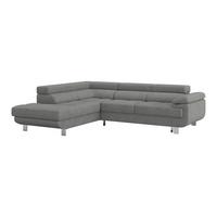 Ecksofa Savona - Dunkelgrau, MODERN, Textil (230/270cm) - Ondega