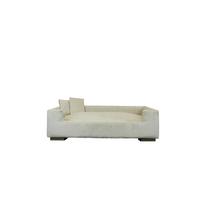 Hundesofa Cord Beige, Lxbxh: 90x57x26 Cm - Beige, Basics, Holzwerkstoff/Textil (90/57/26cm)