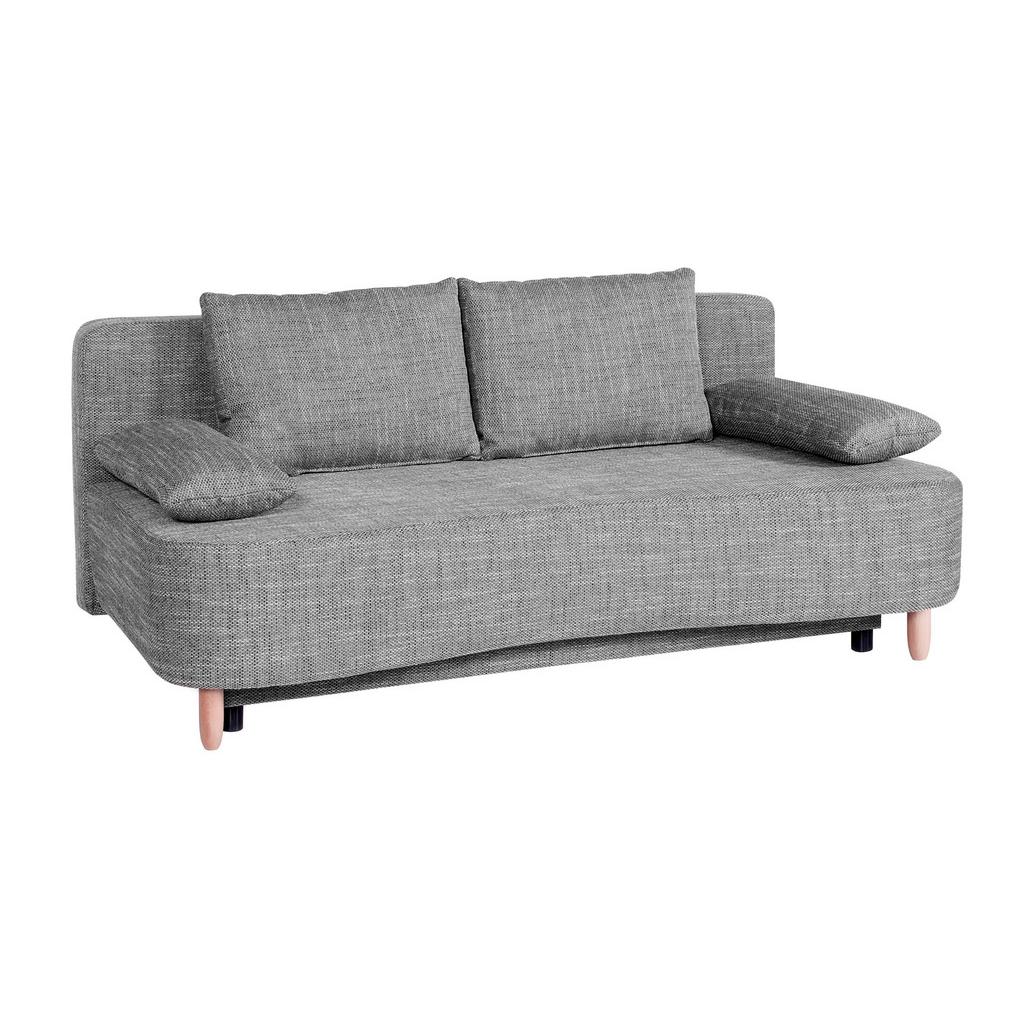 2-Sitzer-Sofa Lara Magma Mit Schlaffunktion & Bettkasten