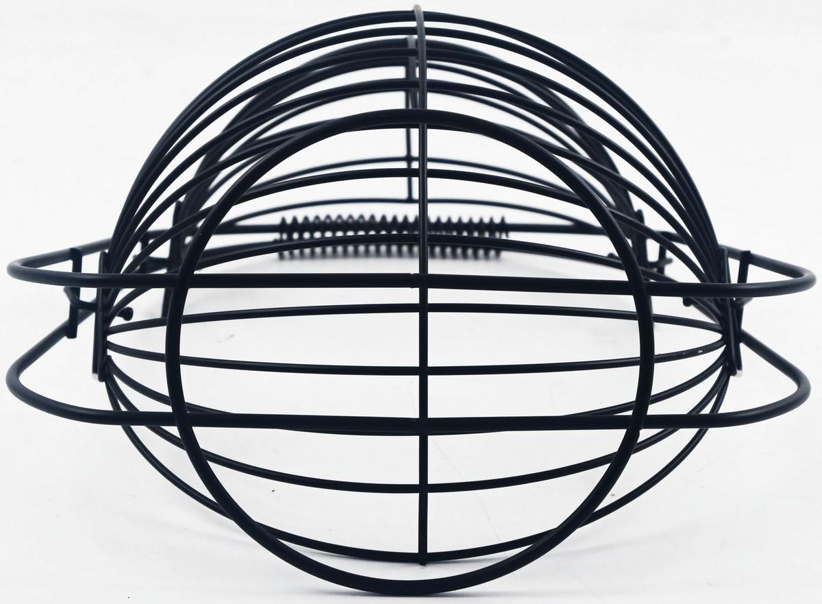 OBSTKORB ANTONIA - Schwarz, KONVENTIONELL, Metall (29/24/39cm) - Luca Bessoni