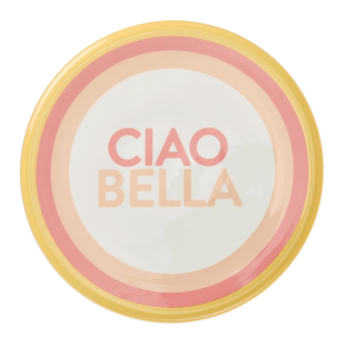 Talíř na pizzu CANDY COLORS - bílá/světle zelená, Moderní, keramika (31/2,4cm) - Mömax