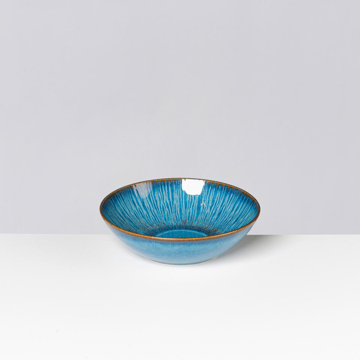 Müslischalenset 4 -teilig. Steinzeug, DxH: ca. 17,2x5 cm - Blau, Basics, Keramik (17,2/5cm) - Gipfelstück