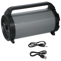 Bluetooth-lautsprecher Dunlop 15 W, Inkl. Discolicht - Schwarz, Basics, Metall (17,1/21,8/35cm)