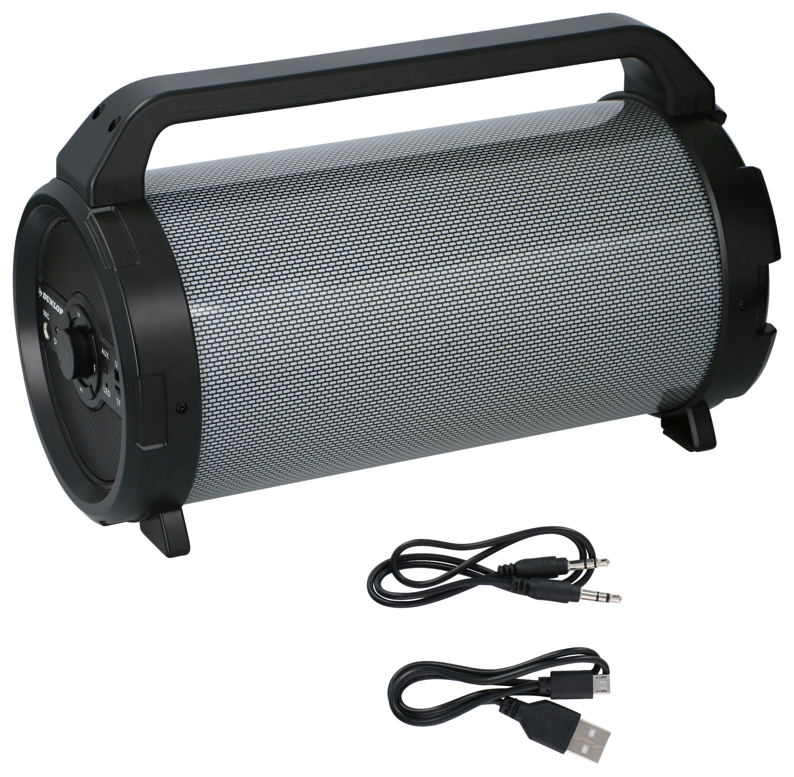 Bluetooth-lautsprecher Dunlop 15 W, Inkl. Discolicht