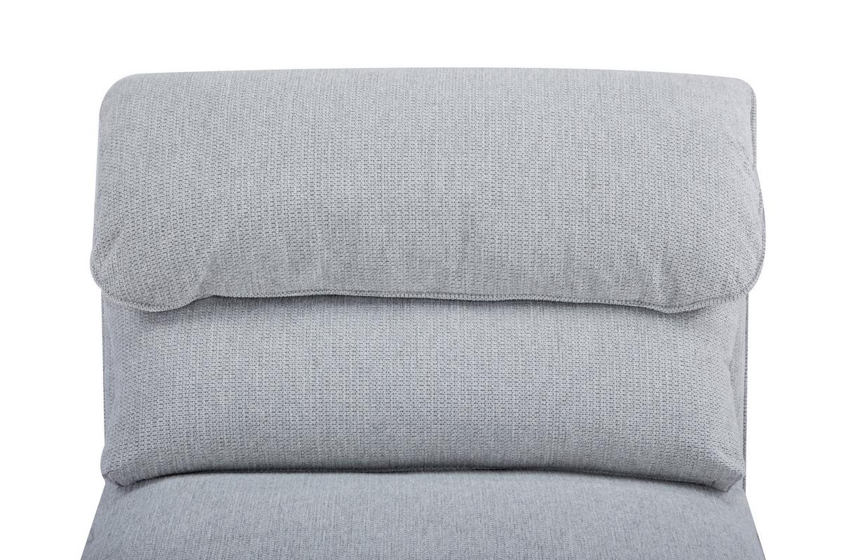 Schlafsessel Verve Hellgrau B: 78 cm - Hellgrau, Design, Textil/Metall (78/72/85cm) - Livetastic