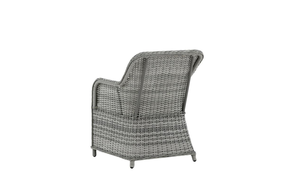 Gartenstuhl-Set Vikelund - Grau, KONVENTIONELL, Textil/Metall (65/92/75cm) - Gardenson