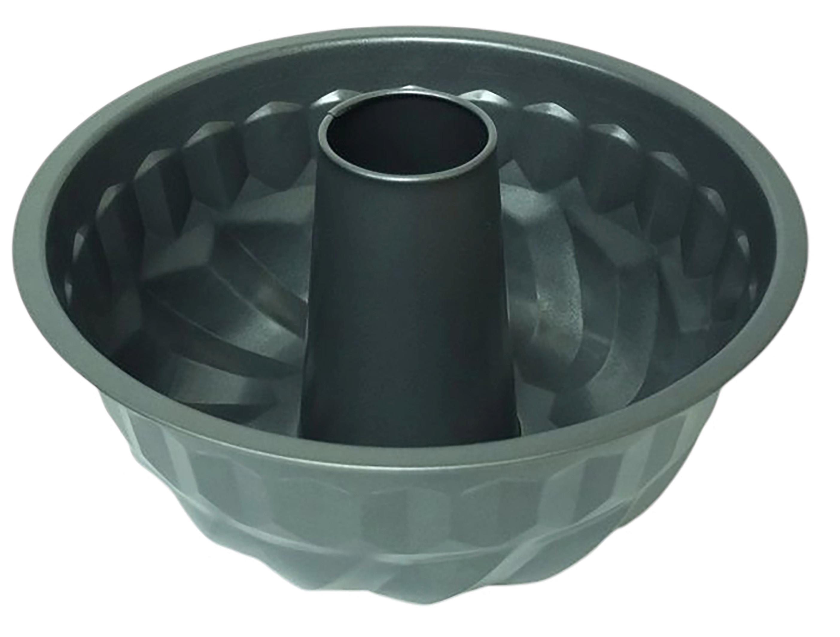 Forma na bábovku P: 22,5cm - šedá, Konvenční, kov (22,5/11,5cm) - Mömax