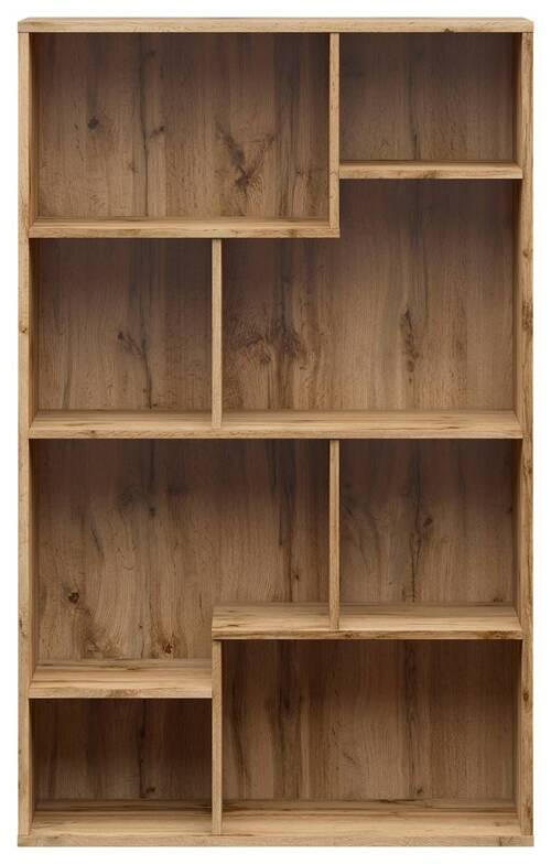 Regal Tetrix Bookshelf - Eiche Wotan, Design, Holzwerkstoff (87,5/140/33,5cm)