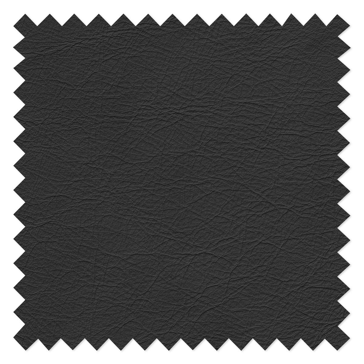 3-Sitzer-Sofa Spring Schwarz Chrom B: 207 cm - Chromfarben/Schwarz, Design, Leder (207/85/92cm) - Livetastic