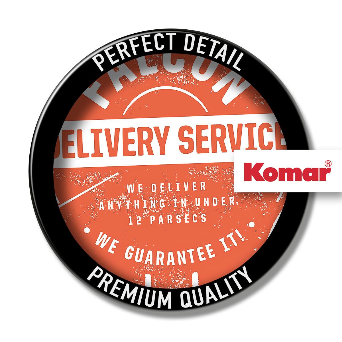 Wandtattoo Star Wars Delivery Service - Rot/Weiß, Basics, Kunststoff (50/70cm) - Komar