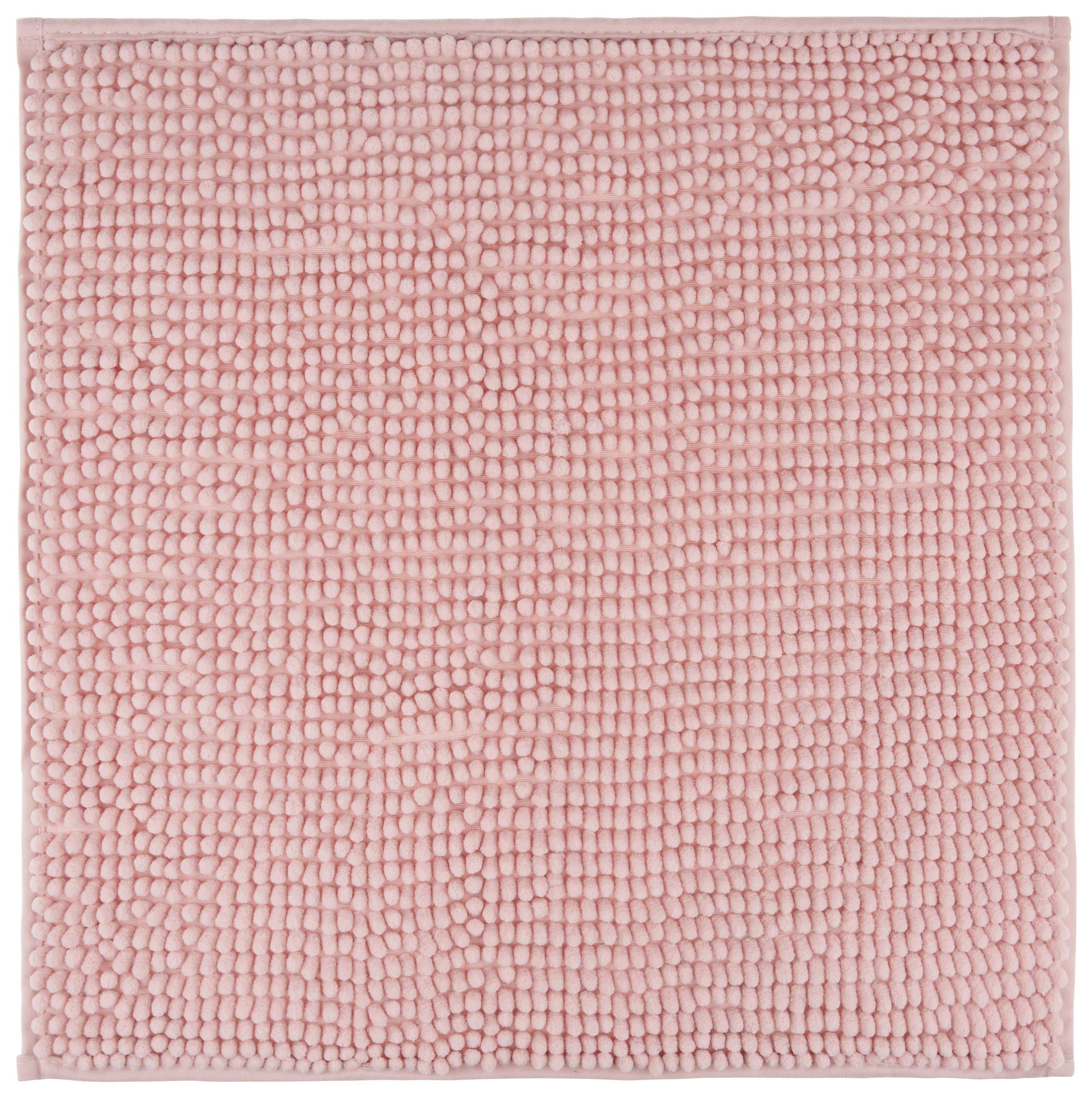 Badematte Nelly In Rosa Ca. 50x50cm - růžová, textil (50/50cm) - Modern Living