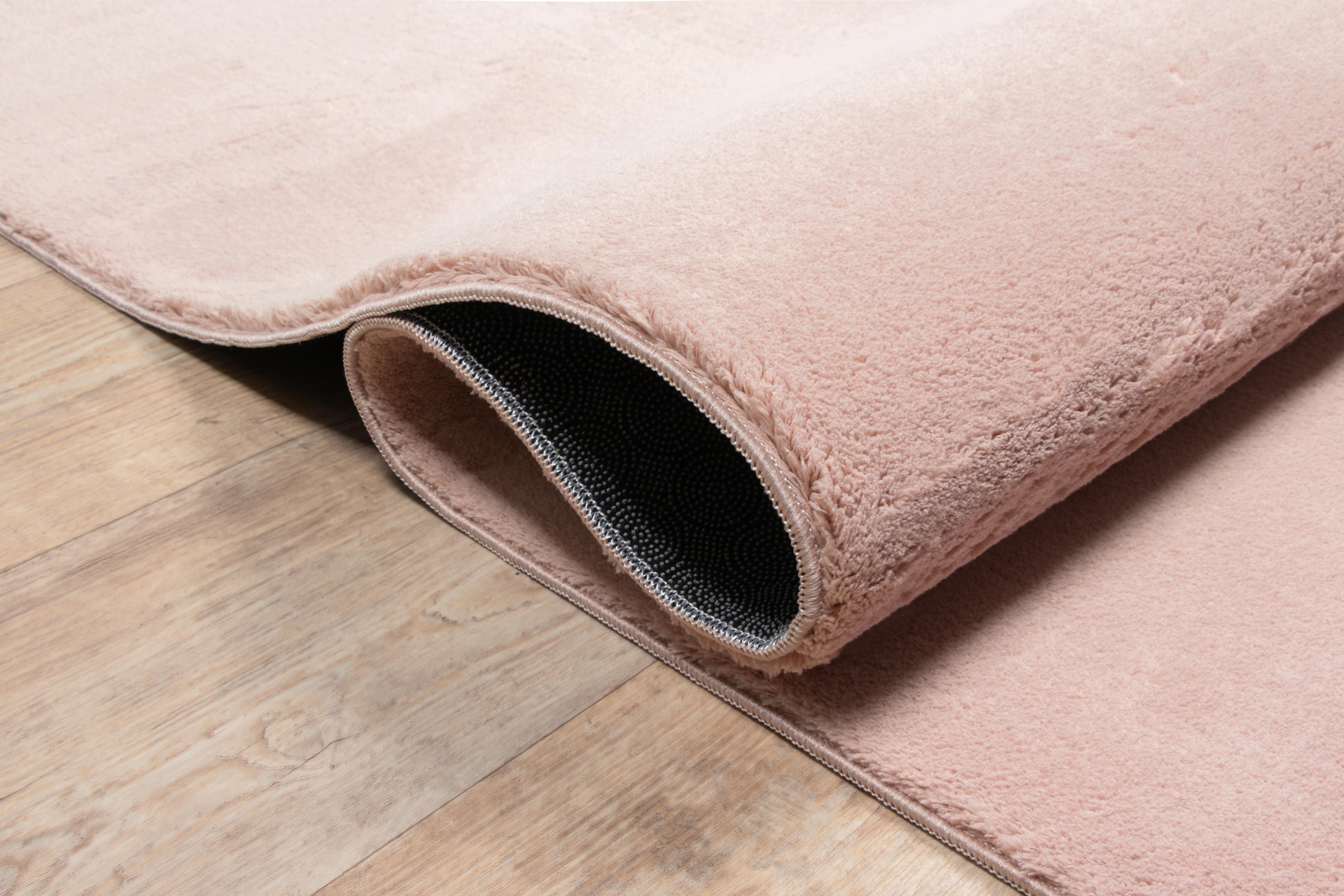 Fellteppich Loft - Rosa, KONVENTIONELL, Textil (60/110cm)