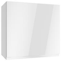 Küchenoberschrank Monza B: 60 cm Weiß 1 Drehtüre - Weiß Hochglanz/Weiß, LIFESTYLE, Holzwerkstoff (60/57/34cm) - Held