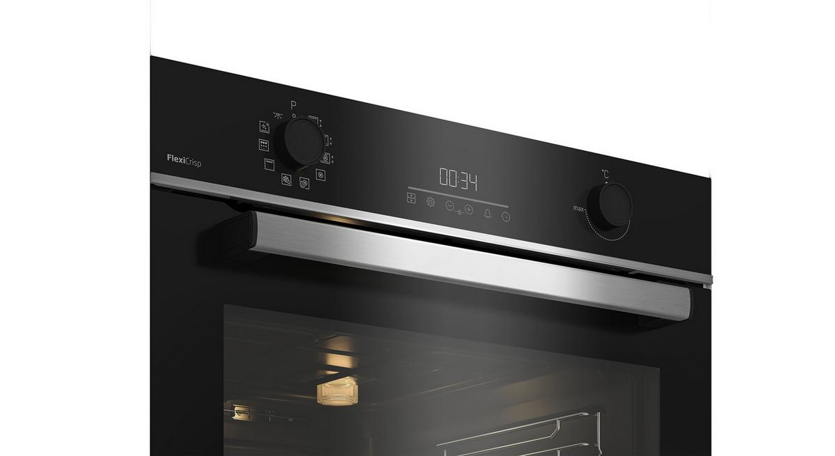 Einbaubackofen Bbim13300xmpef          -Beko- - Schwarz, Basics, Metall (59,4/59,5/56,7cm) - Beko