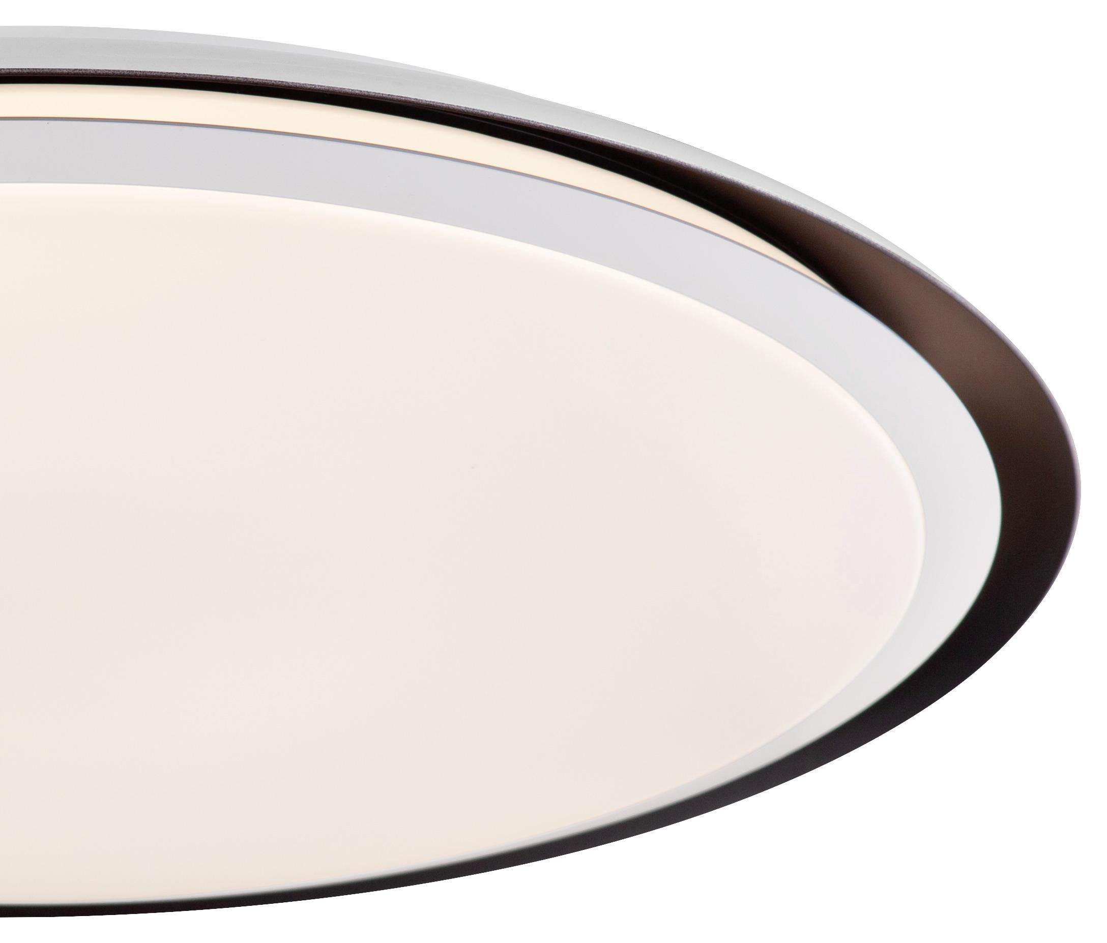 LED-Deckenleuchte Xaver Ø 56 cm Mit Smart-Steuerung - Basics, Kunststoff/Metall (56/8,5cm) - Globo