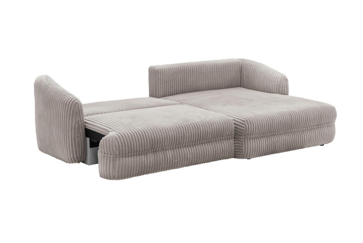 Ecksofa Lush Hellbraun S: 284x161 cm - Hellbraun/Gelb, Design, Textil (284/161cm) - Livetastic