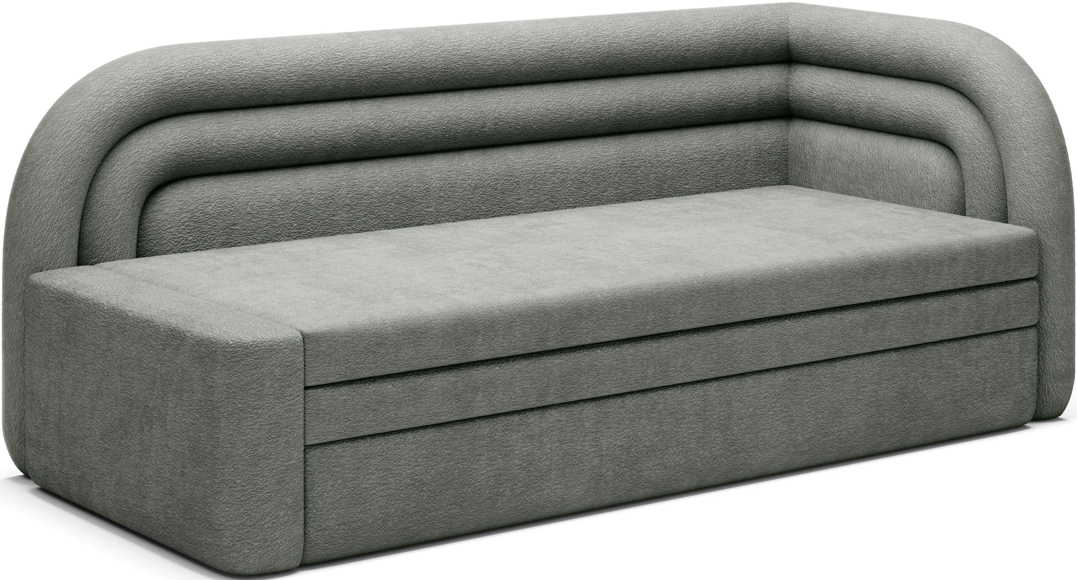 Fabillo Fabillo Grün B: 223cm - Schwarz/Grün, Design, Textil (223/80/86cm) - MID.YOU