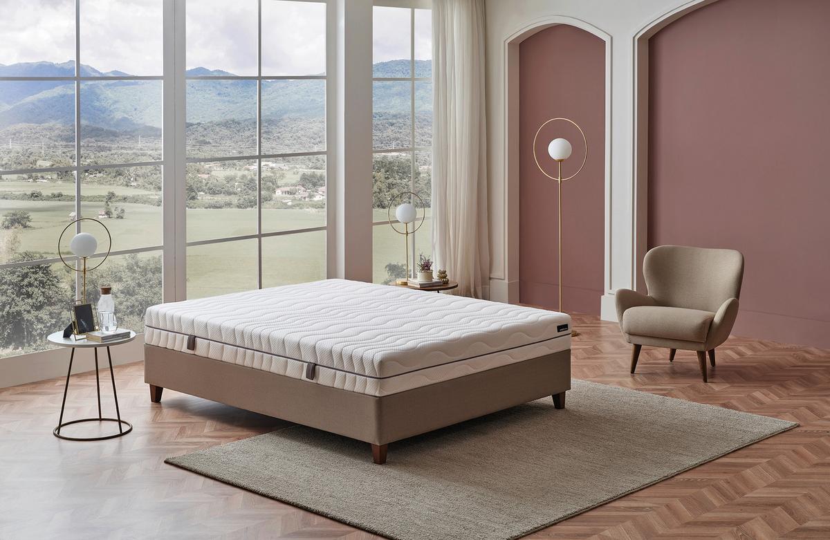 Komfortschaummatratze Royal Comfort 100x200 Cm H3 H: 22 Cm - Weiß, Basics, Textil (100/200cm) - Yatas