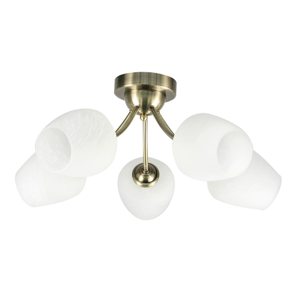 Deckenleuchte Zina 35-22592 - Bronzefarben, Basics, Metall (54/54/21cm)