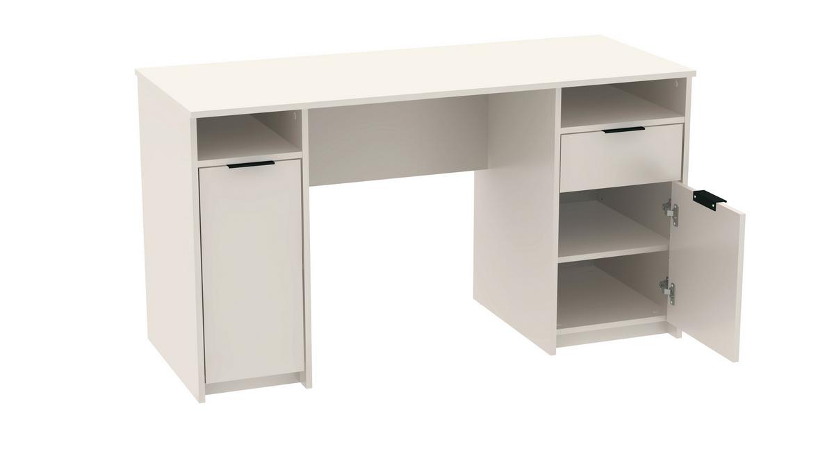Schreibtisch Urbano Kaschmir B: 138 cm - Kaschmir, MODERN, Holzwerkstoff (138/76/57cm)