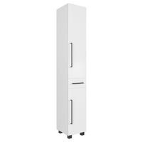 Midischrank Mit 2 Drehtüren Luzern B: 30 Cm Weiß Dekor - Schwarz/Weiß, KONVENTIONELL, Holzwerkstoff (30/180/35cm) - Held