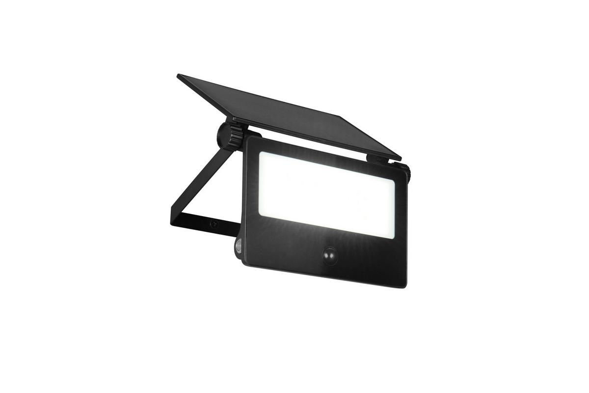 AUßENWANDLEUCHTE Touch On/Off, 3000-6000K - Schwarz/Weiß, Design, Glas/Metall (20,5/17,5/15,5cm)