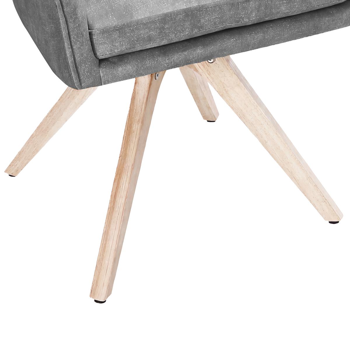 ŽIDLE S PODRUČKAMI LISA - světle šedá/přírodní barvy, Konvenční, dřevo/textil (62/83/63cm)
