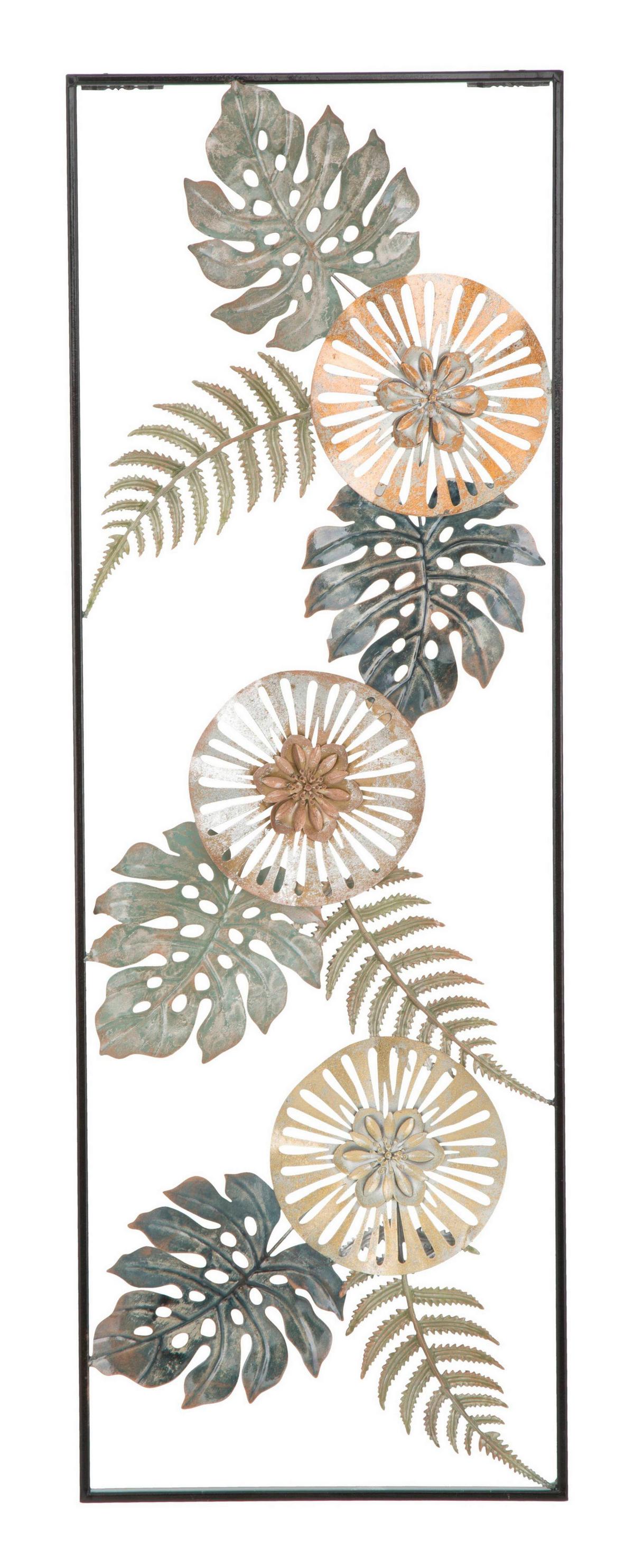 Wanddeko Too B Grün B: 30,5 Cm - Grün, Basics, Metall (30.5/88.5/3cm)