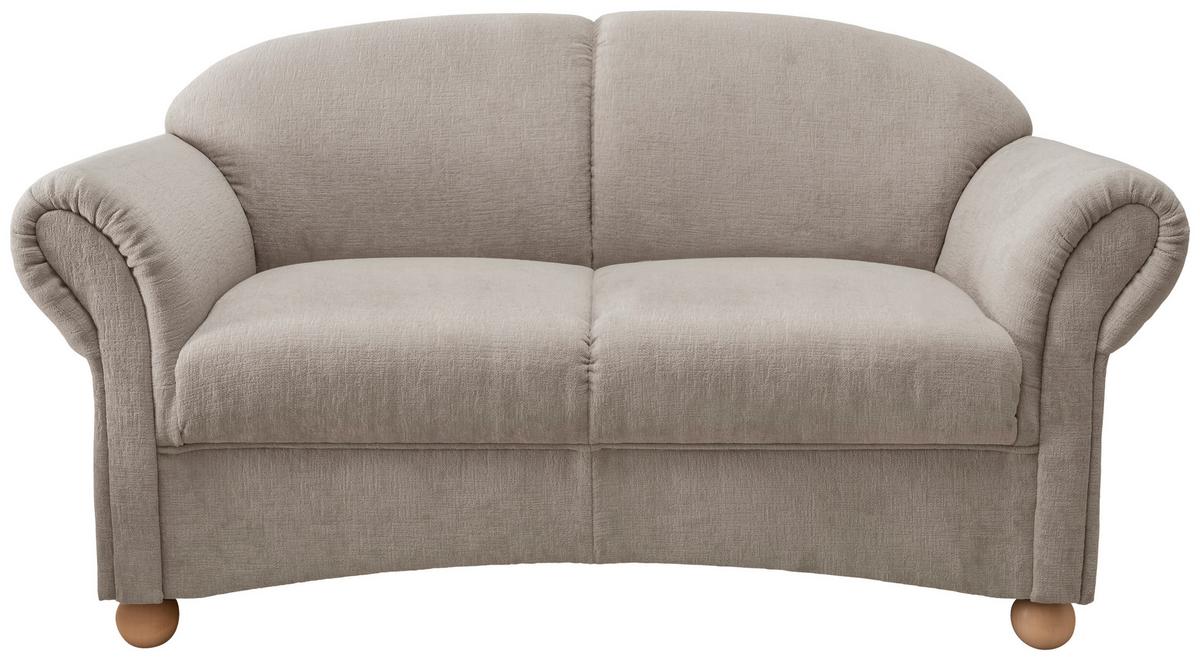 2,5-sitzer Torello Taupe B: 198cm - Taupe/Wildeiche, KONVENTIONELL, Textil (198/84/80cm) - Livetastic