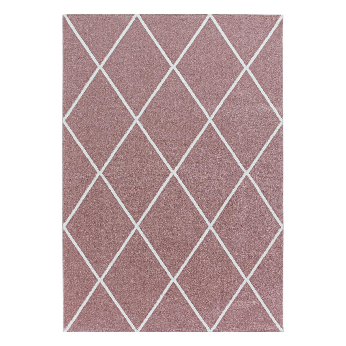 Hochflor Teppich Rosa Rio 80x150 Cm - Rosa, Basics, Textil (80/150cm)