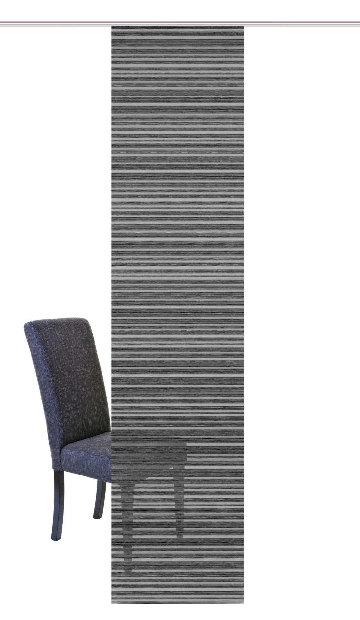 Flächenvorhang Anthrazit B: 60 Cm - Anthrazit, Design, Textil (60/245cm)