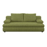 Schlafsofa Oslo Olivgrün, Lf: 200x140 cm - Olivgrün, Trend, Holz/Kunststoff (205/72/100cm)