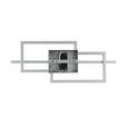 Led-deckenleuchte Nevi - Chromfarben/Silberfarben, MODERN, Kunststoff/Metall (63/24,5/7,7cm) - Luca Bessoni