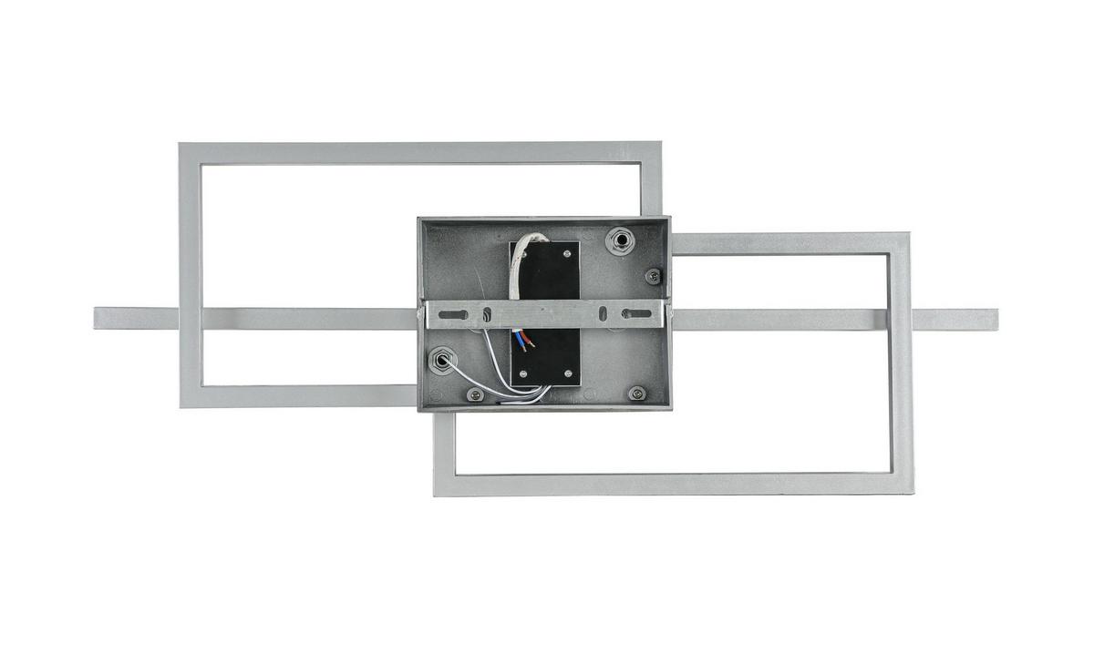 Led Mennyezeti Lámpa Nevi - ezüst/króm, Modern, műanyag/fém (63/24,5/7,7cm) - Luca Bessoni