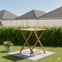 Gartentisch Ph-Aca-Gkt-58-Brown - Akaziefarben, Basics, Holz (58/58/74cm)