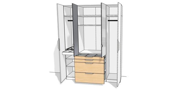 Kleiderschrank Unit 4trg. Maxihöhe - KONVENTIONELL (182,2/242,2/58,3cm) - Ondega