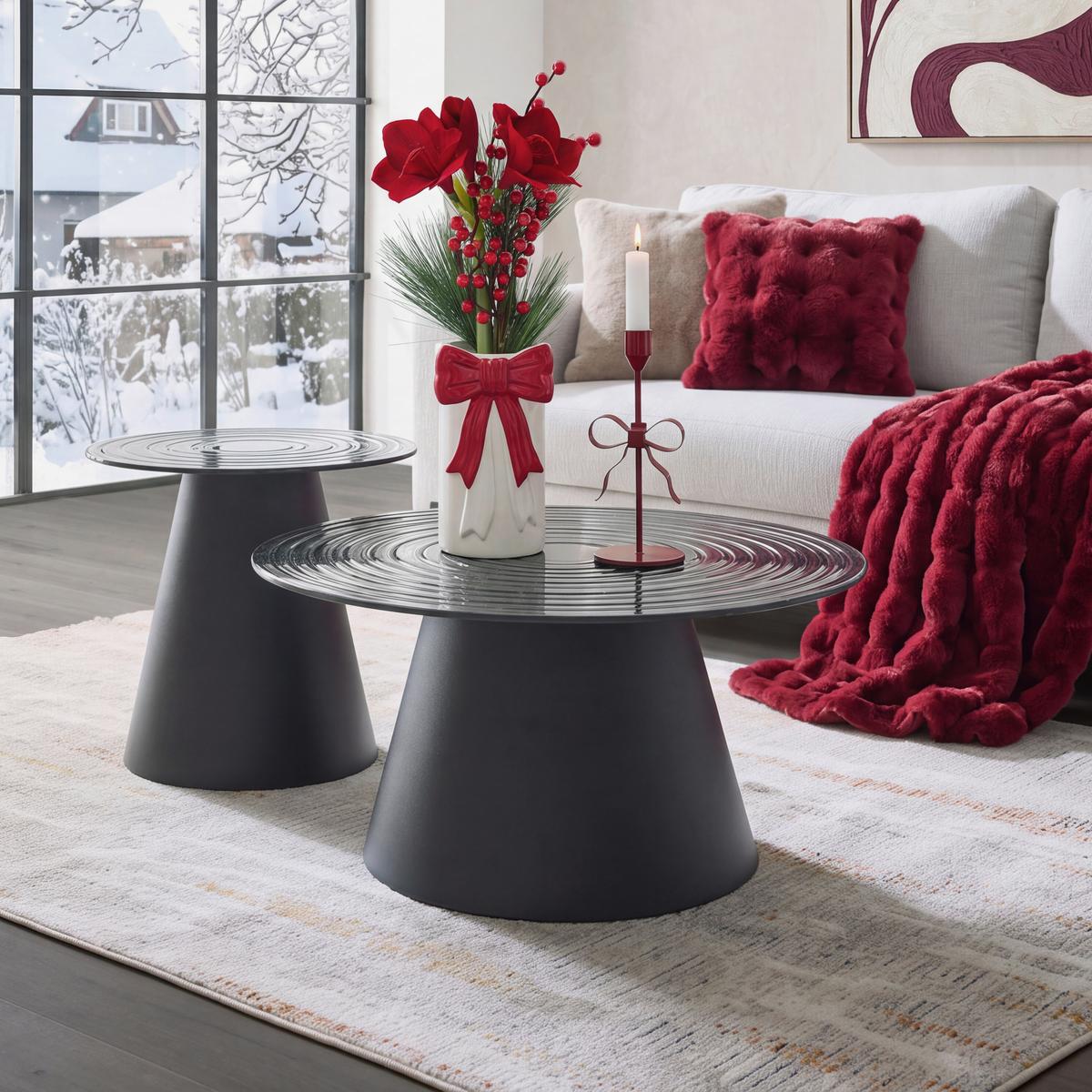 KOŽUŠINOVÁ DEKA BELLA - červená, Modern, textil (130/180cm) - Premium Living