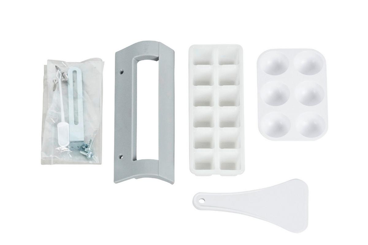 Kühlschrank Respekta Ilian Weiß B: 49,5 cm - Weiß, Basics, Glas/Metall (49,5/81,5/55cm) - Respekta