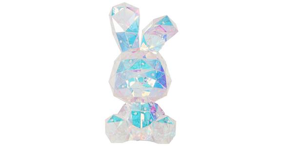 LED-Dekoleuchte Bunny - Transparent, MODERN, Kunststoff (20/20/41cm) - Luca Bessoni