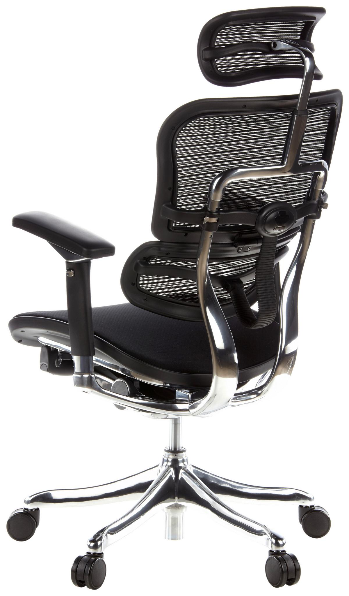 Drehstuhl Ergohuman Ultra G Grau B: 65 Cm - Silberfarben/Grau, MODERN, Kunststoff/Textil (65/114 - 132/60cm) - MID.YOU