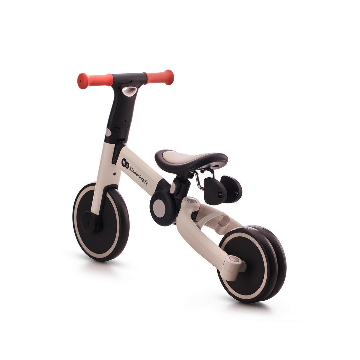 Dreirad 4trike Grau, B/h/t: 69x49x44,5cm - Grau, Basics, Kunststoff/Metall (69/49/44.5cm) - Kinderkraft