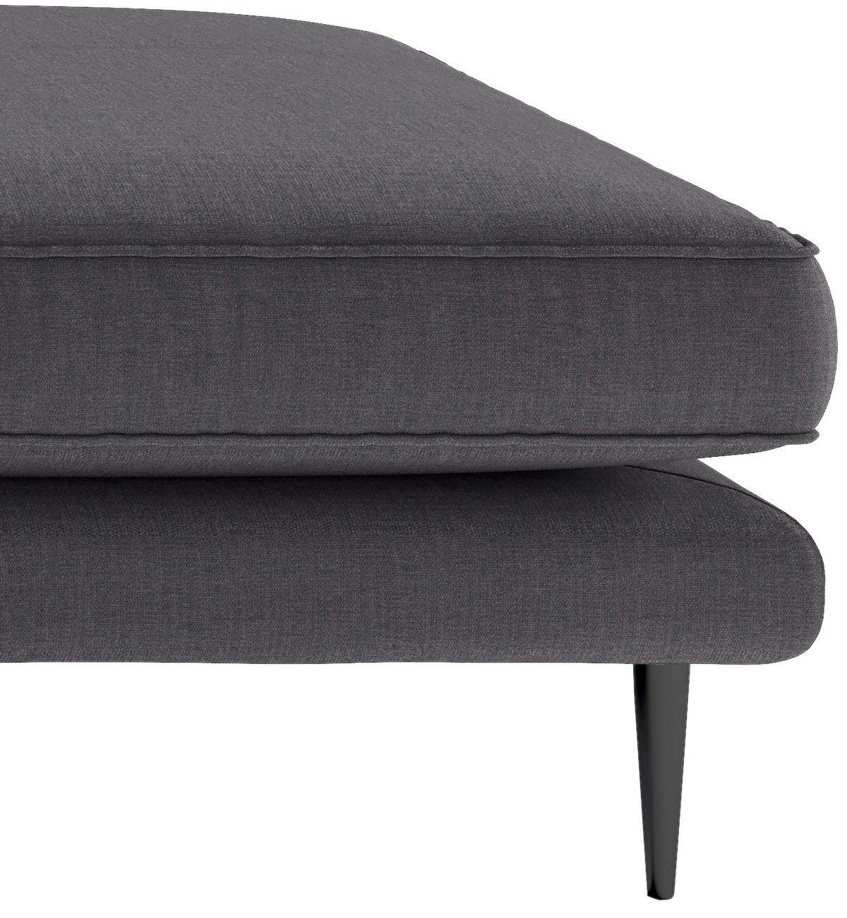 Sitzgarnitur Austin - Graubraun/Braun, Design, Textil - Livetastic