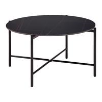 KONFERENČNÍ STOLEK MONZA - černá, Moderní, kov/keramika (80/80/43cm) - Mömax