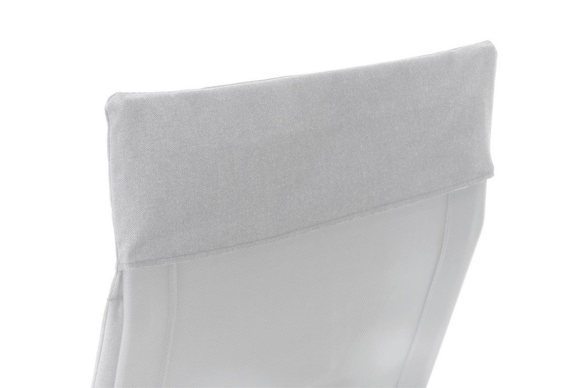 Schaukelliege Metall/Kunststoff/Textil - Grau, KONVENTIONELL, Kunststoff/Textil (57/81/143cm) - Siena Garden