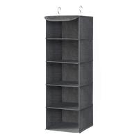 Organizer Grau BxHxT: 30x90x30 cm - Grau, Basics, Karton/Holz (30/90/30cm)