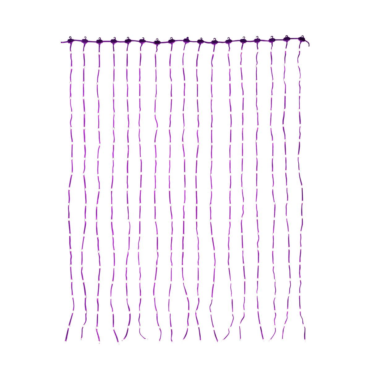 LED-Dekoleuchte Linu - Transparent/Schwarz, Design, Kunststoff (140/140cm) - Luca Bessoni