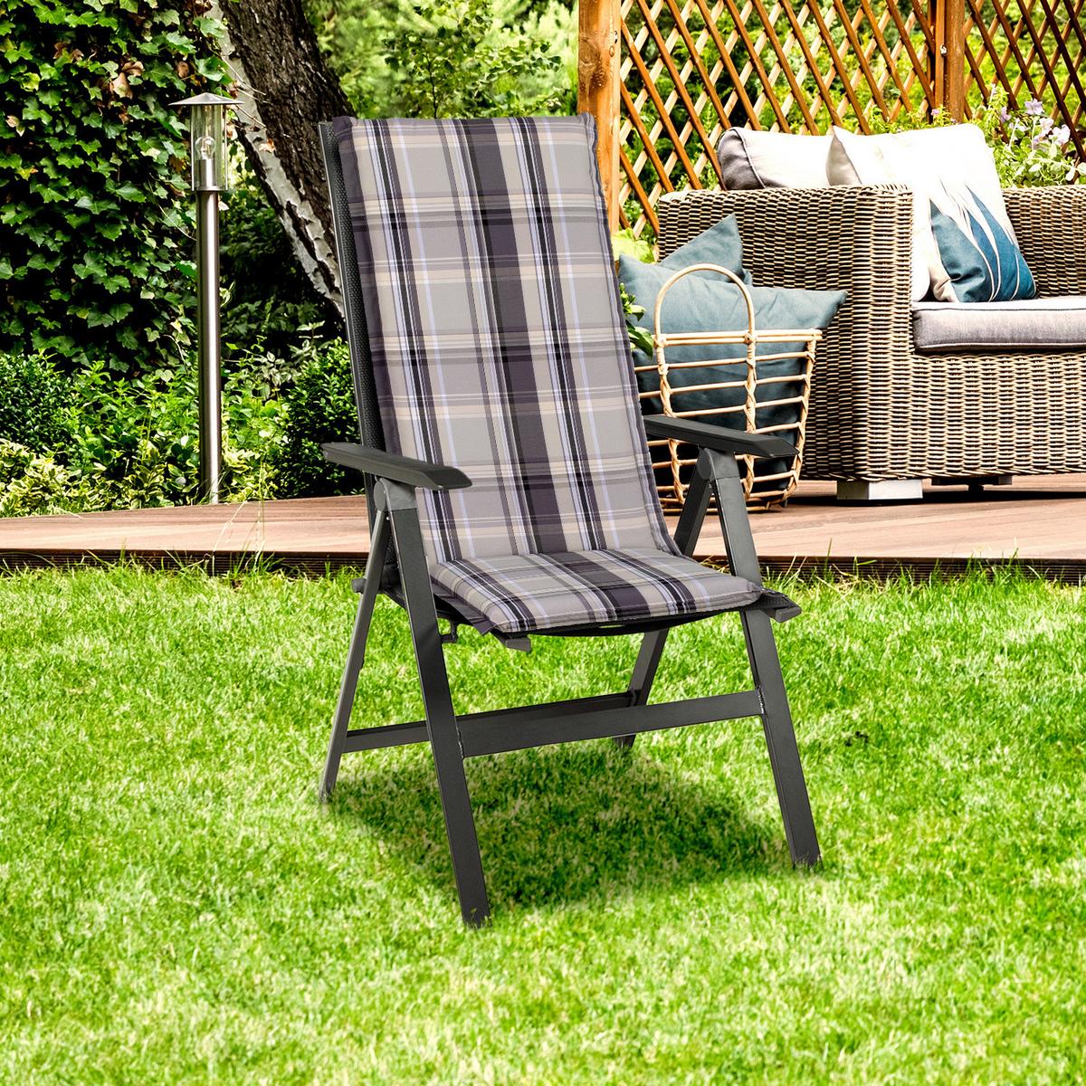 Hochlehner Auflage Atika 120x52x8cm Beige - Beige, Basics, Textil (120/52/8cm) - Gardenson