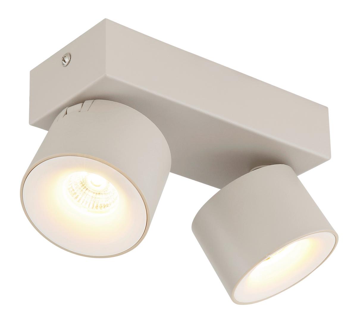 LED ZÁŘIČ RAE - bílá/průhledné, Design, kov/plast (20.5/7.2/12cm) - Globo