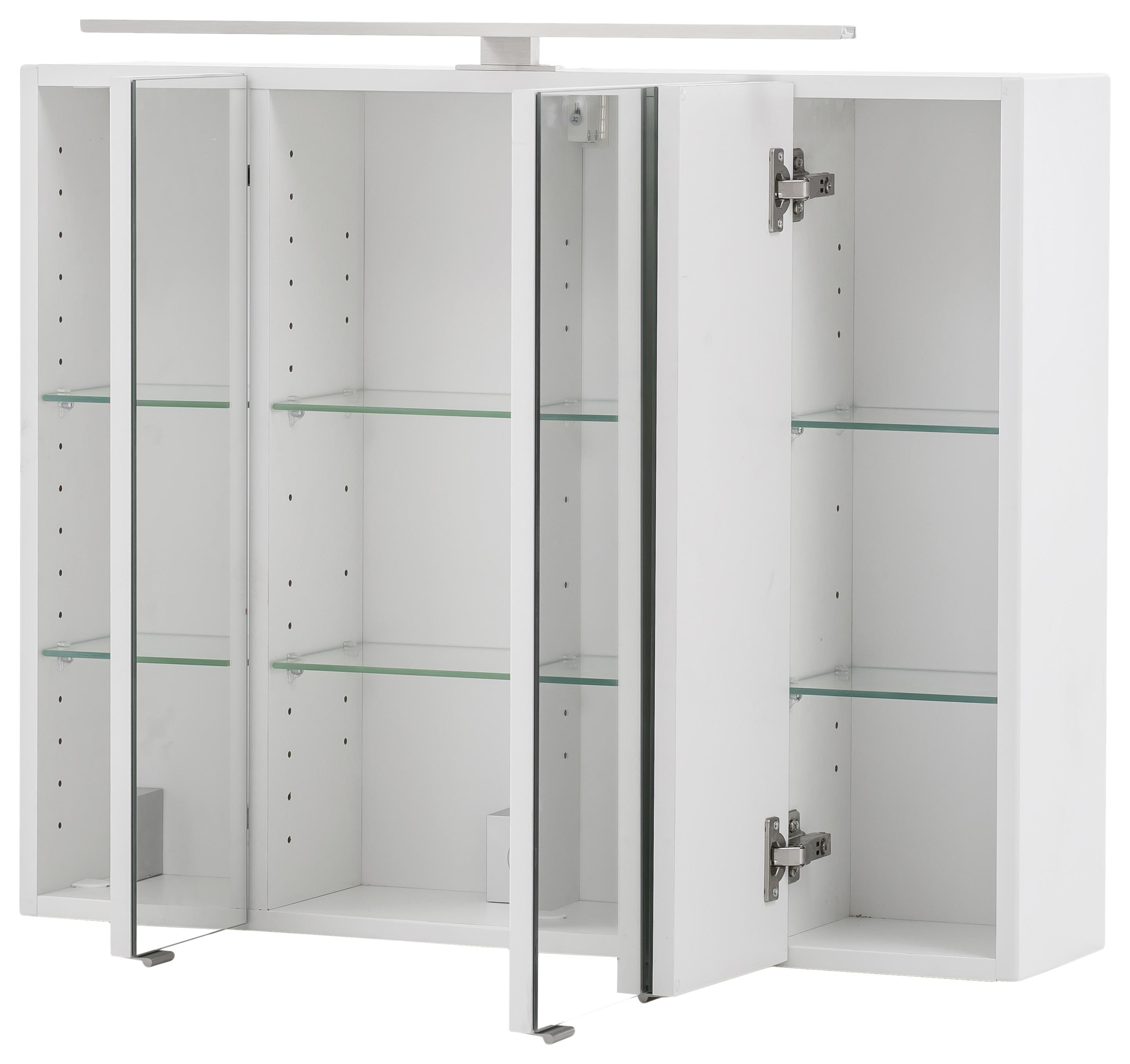 Spiegelschrank in schlichtem Weiß